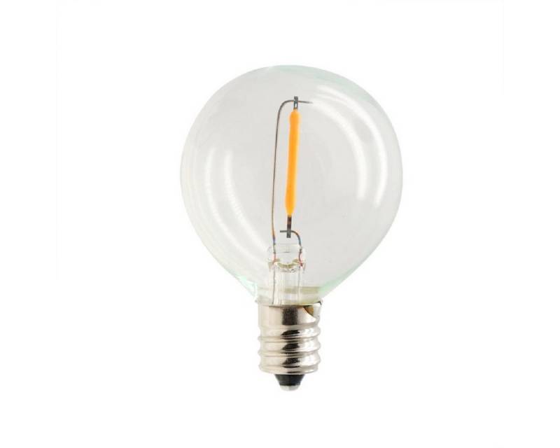 Forever Light LED-Leuchtmittel LED Glühbirnen Leuchtmittel E12 G40 0.5W 30lm 2700K Warmweiß 6 stück von Forever Light