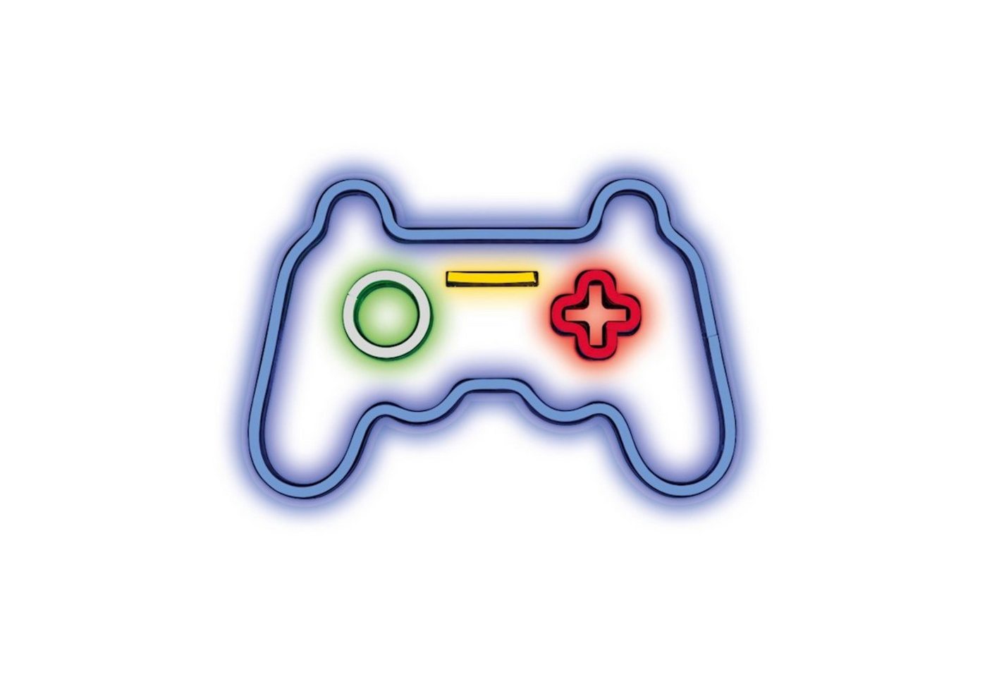 Forever Light Wandleuchte Neon PLEXI LED GAMEPAD mehrfarbig FPNE03X Forever Light von Forever Light