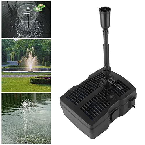 Forever Speed 4 in 1 Teichpumpe Springbrunnenpumpe mit Filter, 9W UV-Klärer, 1000l/h, mit 10m Stromkabel für Garten- und Springbrunnengestaltung (9W 1000l/h) von Forever Speed