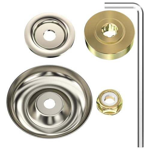 Forever Speed 5 Stueck Set Rasenmäher Metall Getriebe Klinge Mutter, Rasenmäher Blade Adapter Kit Freischneider Zubehör von Forever Speed