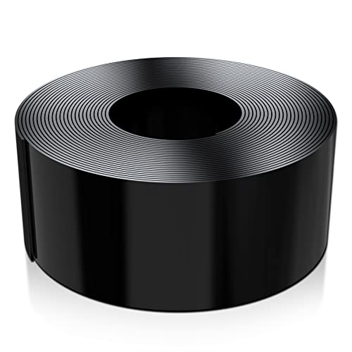 Forever Speed Rasenkante PE Rolle Glatt Kunststoff Beeteinfassung Rasenbegrenzung Beetumrandung Schwarz 25m x 10cm(LxH) von Forever Speed