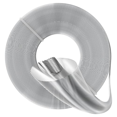 Forever Speed Rasentrimmer Faden 2.4mm*50m,Freischneider Faden,Trimmerfaden für Rasentrimmer Ersatzfade,Rund Stahldraht Mähfaden für Motorsense von Forever Speed