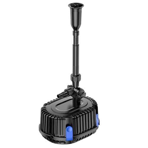 Forever Speed Springbrunnenpumpe außen 1000L/H Teichpumpe Wasserspielpumpe für Gärten, Teich, Brunnen 20W von Forever Speed