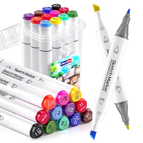 Forever Speed alkohol marker Marker Stifte Set Textilmarker, Nachfüllung Textil Airbrush oder als normaler Textilstift zu verwenden, 12 Farben twin marker mit Meißel- & Feinspitzen, für zum Forever Speed alkohol marker Marker Stifte Set Textilmarker, Nachfüllung Textil Airbrush oder als normaler Textilstift zu verwenden, 12 Farben twin marker mit Meißel- & Feinspitzen, für zum von Forever Speed