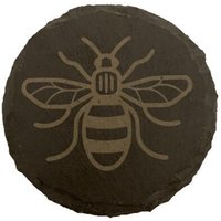 Manchester Worker Bee Schiefer Untersetzer Quadrat Oder Rundes Symbol Für Hartarbeit Ethnisch Manchester Worker Bee Schiefer Untersetzer Quadrat Oder Rundes Symbol Für Hartarbeit Ethnisch von ForeverEtchedGifts