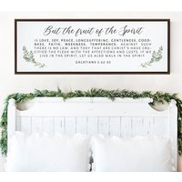 Frucht Des Geistes Holzschild | Schriftskunst Wanddekoration Schrift Zeichen Galater 5, 22-23 von ForeverWrittenStudio