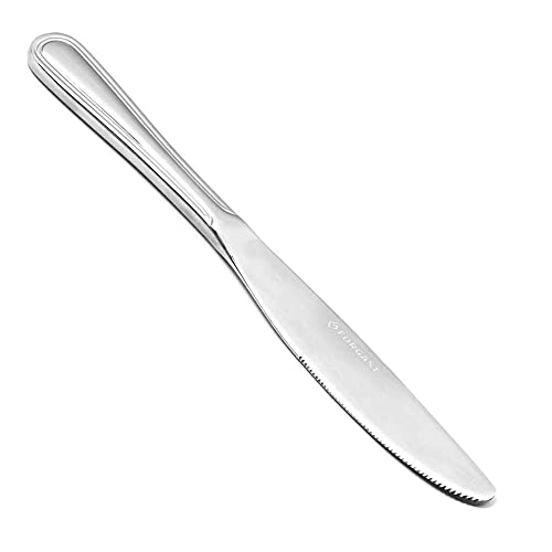 Forgast 4 Stück Tafelmesser | Menümesser Edelstahl | Rostfrei | Besteck Messer 4er Set | Menümesser Poliert | Spülmaschinengeeignet | Besteckmesser Forgast 4 Stück Tafelmesser | Menümesser Edelstahl | Rostfrei | Besteck Messer 4er Set | Menümesser Poliert | Spülmaschinengeeignet | Besteckmesser von Forgast