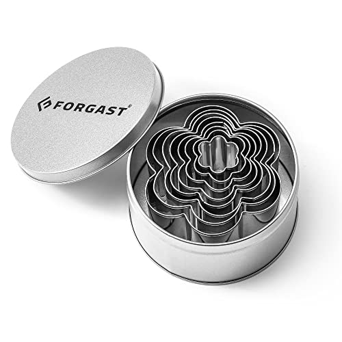 Forgast 8x Edelstahl Ausstechformen | Blumen | Brotausstechformen für Kinder | Ausstecher | Ausstechform | Keksausstecher | Plätzchenausstecher | Keksschneider | für Kekse, Marzipan, Plätzchen Forgast 8x Edelstahl Ausstechformen | Blumen | Brotausstechformen für Kinder | Ausstecher | Ausstechform | Keksausstecher | Plätzchenausstecher | Keksschneider | für Kekse, Marzipan, Plätzchen von Forgast