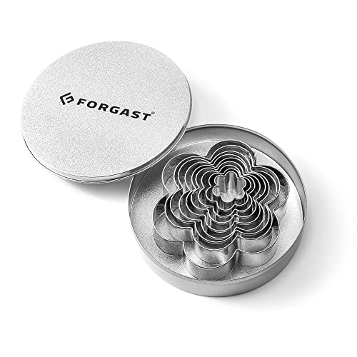 Forgast 9x Edelstahl Ausstechformen | Blumen | Brotausstechformen für Kinder | Ausstecher | Ausstechform | Keksausstecher | Plätzchenausstecher | Keksschneider | für Kekse, Marzipan, Plätzchen Forgast 9x Edelstahl Ausstechformen | Blumen | Brotausstechformen für Kinder | Ausstecher | Ausstechform | Keksausstecher | Plätzchenausstecher | Keksschneider | für Kekse, Marzipan, Plätzchen von Forgast