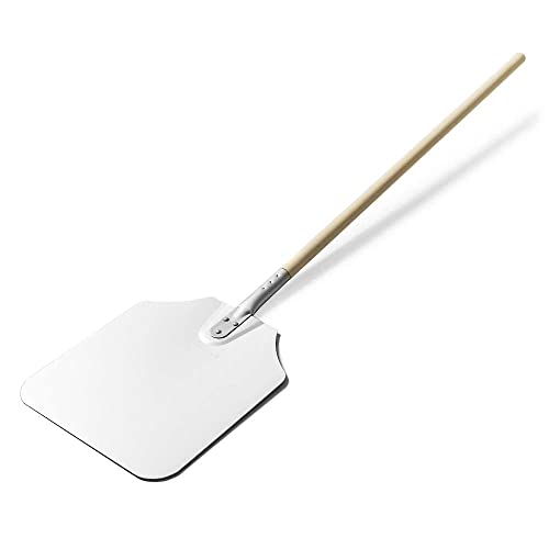 Forgast Gastro Pizzaschaufel | 100cm Grifflänge | Pizzaheber | Pizzawender | Pizzaschieber | Kunststoffgriff von Forgast