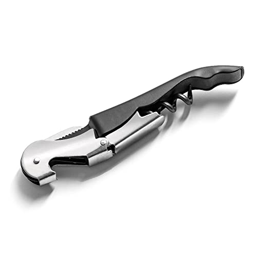 Forgast Korkenzieher Flaschenöffner | schwarz | Kellnermesser 3 in 1 Bie und Weinflaschenöffner| Profi Kellner Korkenzieher und Folienschneider für Sommeliers | Kellner und Barkeepers Forgast Korkenzieher Flaschenöffner | schwarz | Kellnermesser 3 in 1 Bie und Weinflaschenöffner| Profi Kellner Korkenzieher und Folienschneider für Sommeliers | Kellner und Barkeepers von Forgast