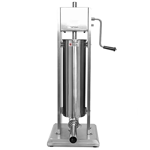 Forgast Profi Wurstfüllmaschine aus Edelstahl | 7L |Silber | Füllrohre | Wurstfüller | Wurstpresse | Wurstmaschine | Entlüftungsventil und Handkurbel Forgast Profi Wurstfüllmaschine aus Edelstahl | 7L |Silber | Füllrohre | Wurstfüller | Wurstpresse | Wurstmaschine | Entlüftungsventil und Handkurbel von Forgast