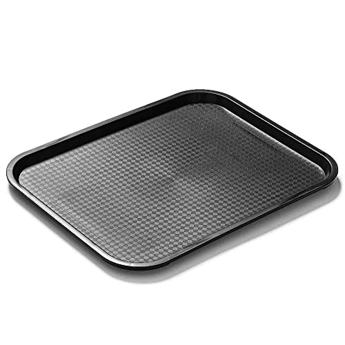 Forgast Rechteckig Fast Food-Tablett | 45x35cm | Schwarz | Bruchsicheres Serviertablett | Kunststofftablett | Servierplatten für Restaurant, Couchtisch, Küche, Esszimmer Café, Fast Food Forgast Rechteckig Fast Food-Tablett | 45x35cm | Schwarz | Bruchsicheres Serviertablett | Kunststofftablett | Servierplatten für Restaurant, Couchtisch, Küche, Esszimmer Café, Fast Food von Forgast