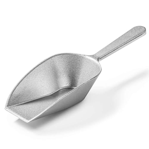 Forgast Schaufel | Kapazität 200 ml | aus Aluminium | Schippe | Grosse | Mehlschaufel | Sackschaufel | Futterschaufel | Sack Schüppe für Futter Mehl Zucker | Teeschaufel Schütte von Forgast