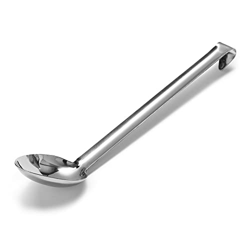 Forgast Schöpflöffel mit Hakengriff | Soßenlöffel mit langem und ergonomischem Stiel | Schöpfkelle Gießlöffel Küchenhelfer von Forgast
