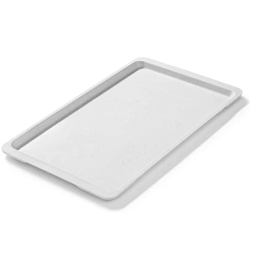 Forgast Serviertablett Kunststoff | GN 1/1 | Rechteck Tablett Aus Kunststoff | für Fast-Food-Restaurant, Café, Bar, Partys, Küchen, Home von Forgast