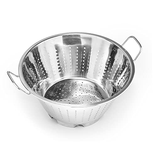 Forgast Sieb Edelstahl | ⌀28cm | Küchensieb | Nudelsieb | Seiher | Metallsieb | Edelstahlsiebe | Blanchiersieb | Salatsieb | Suppensieb | Passiersieb Forgast Sieb Edelstahl | ⌀28cm | Küchensieb | Nudelsieb | Seiher | Metallsieb | Edelstahlsiebe | Blanchiersieb | Salatsieb | Suppensieb | Passiersieb von Forgast