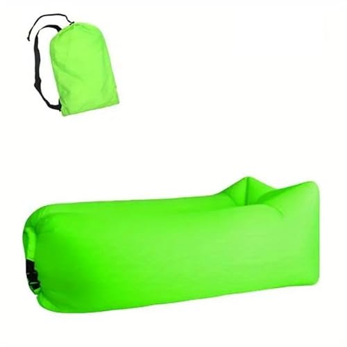 Aufblasbare Liege, Luftsofa-Hängematte, tragbar, wasserdicht und auslaufsicher, für Hinterhof, See, Strand, Camping und Picknicks (grün) von ForgeAgo