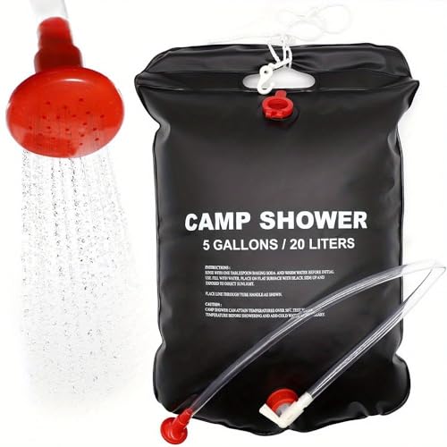 Cartman tragbare Solar-Camping-Duschtasche, ideal für Outdoor-Reisen, Wandern und Sommerduschen von ForgeAgo