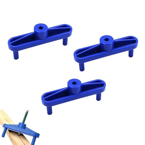 Präzisions-Zentrierfinder-Set, professionelle Holzbearbeitungs-Markierungslehre für Tischlerei und DIY-Projekte, kompatibel mit Standard-Holzstiften, 3 Stück von ForgeAgo