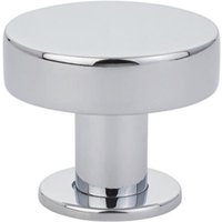 Runder Polierter Chrom-Schrankknopf "Hope" | Schubladenknauf von ForgeHardwareStudio