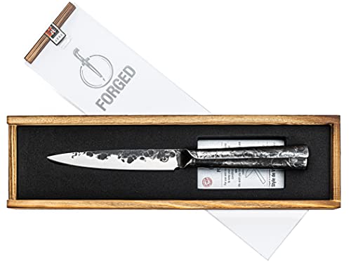 Forged Brute Universalmesser 12cm, handgefertigt, in Holzkiste von Forged