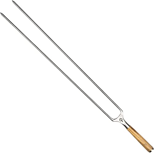 Forged Churrasco Grillspieße 60cm, Olivenholz Griff, Edelstahl, Gabelspieß Forged Churrasco Grillspieße 60cm, Olivenholz Griff, Edelstahl, Gabelspieß von Forged