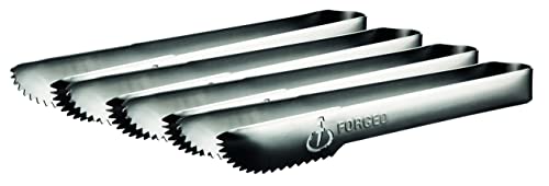 Forged Churrasco Grillzange, servierzange, 6er pack, edelstahl von Forged