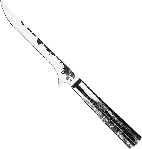 Forged Intense Ausbeinmesser, 15cm, handgefertigt, in Holzkiste von Forged