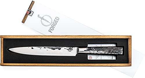 Forged Intense Schinkenmesser 20cm, handgefertigt, in Holzkiste von Forged