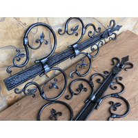 Tor Scharniere, Falsche Türgriff, Bänder, Dekor, Eisen Geschenk, Briefkasten, Weihnachten, Geburtstag, Vater Schmied, Stahl Geschenk Tor Scharniere, Falsche Türgriff, Bänder, Dekor, Eisen Geschenk, Briefkasten, Weihnachten, Geburtstag, Vater Schmied, Stahl Geschenk von ForgedCommodities