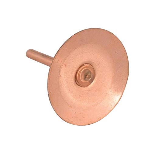 Copper Disc Rivets 20 x 20 x 1.5mm (Bag 100) von Forgefix