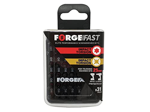 ForgeFast PZ/TX Compatible Impact Bit Set, 31 Piece von Forgefix