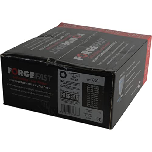 ForgeFast Torx® Compatible Wood Screw Pack 1800 Piece von Forgefix