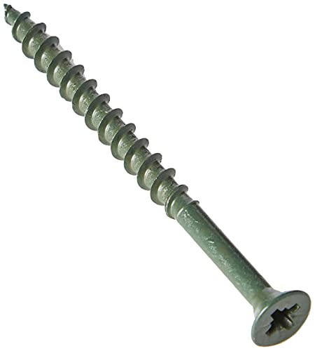 Forgefix DS4560 FORDS4560-TB Decking Screw Pozi Compatible ST Green Anti-Corrosion 4.5 x 60mm Box 200, Multicolour, 4.5 x 60 mm, Stück von Forgefix