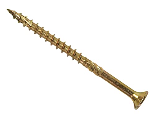 Forgefix FORFFP570Y FORFFP570Y-TB ForgeFast Pozi Compatible Elite Performance Wood Screw ZY 5.0 x 70mm Box 100, Silver, 5.0 x 70 mm von Forgefix