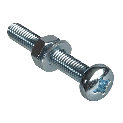 Forgefix FORFPMSPH640 Maschinenschraube, Pozidriv-Flachkopf, ZP, M6 x 40 mm, Forge P von Forgefix