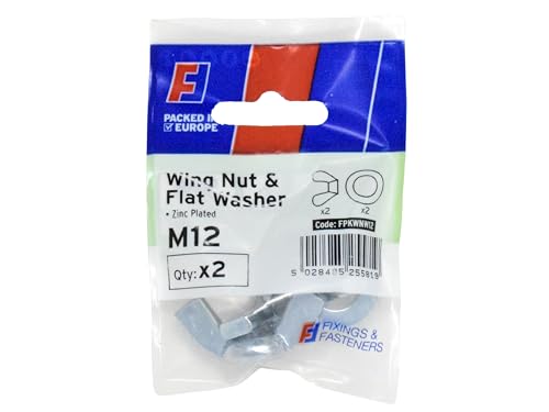 Forgefix Flügelmutter und Unterlegscheibe M12 ForgePack 2, bieten eine praktische Alternative zu Standard-Sechskantmuttern und ermöglichen das Anziehen von Hand. Forgefix Flügelmutter und Unterlegscheibe M12 ForgePack 2, bieten eine praktische Alternative zu Standard-Sechskantmuttern und ermöglichen das Anziehen von Hand. von Forgefix