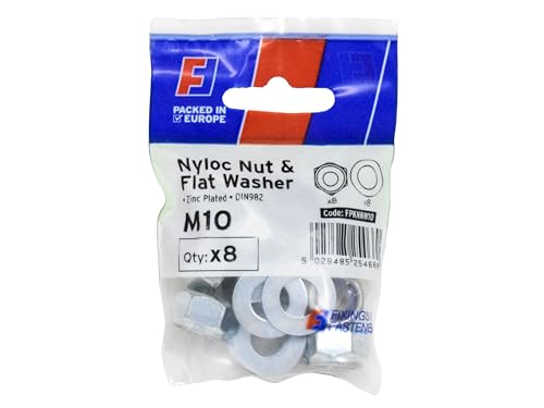 Forgefix Mutter und Unterlegscheibe M10 ForgePack 8, hell verzinkt für erhöhte Korrosionsbeständigkeit Forgefix Mutter und Unterlegscheibe M10 ForgePack 8, hell verzinkt für erhöhte Korrosionsbeständigkeit von Forgefix