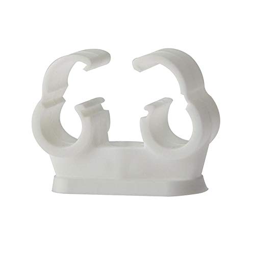 Pipe Clip Double Cliplock 15mm Box 50 von Forgefix