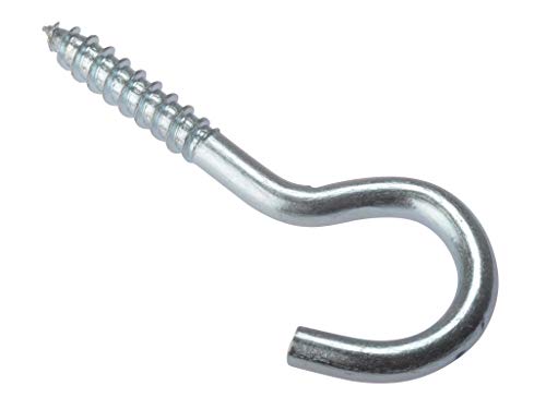 Forgefix Screw Hooks | 60 x 10g | Zinc Plated | Bag 10 von Forgefix