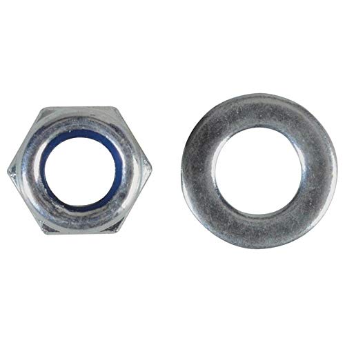 Forgefix forfpnyl5 selbstsichernd Muttern & Unterlegscheiben verzinkt M5 Forge Pack 40 von Forgefix