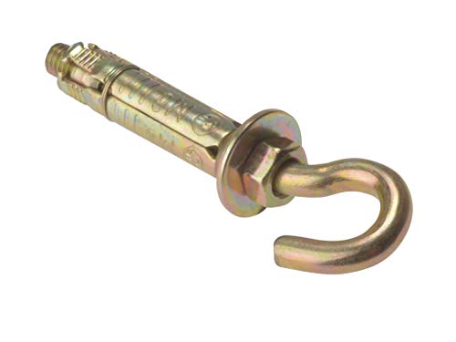 Forgefix hook8 m Mauerwerk Anker Haken Bolt – Zink Gelb Passiviert von Forgefix