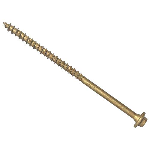 Hexagonal/TORX® Compatible Timber T30 Screws Tan 7x250mm Tub 40 von Forgefix