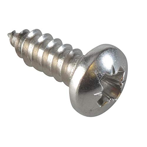 Self-Tapping Screw Pozi Compatible Pan A2 SS 1/2in x 8 ForgePack 40 Self-Tapping Screw Pozi Compatible Pan A2 SS 1/2in x 8 ForgePack 40 von Forgefix