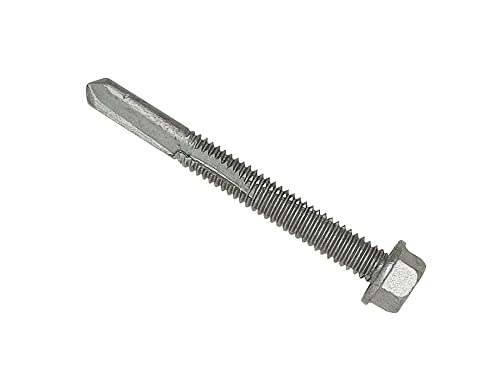 TechFast Roofing Sheet to Steel Hex Screw No.5 Tip 5.5 x 60mm Box 100 von Forgefix