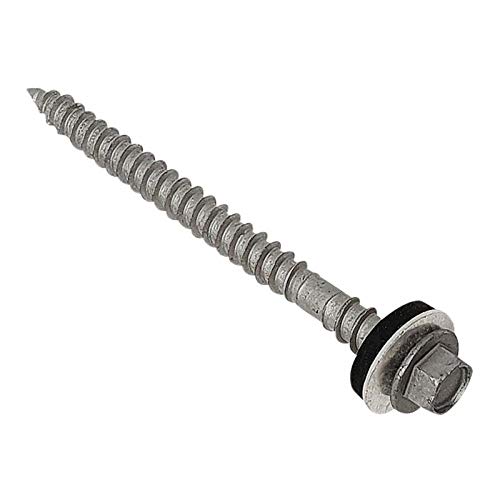 TechFast Verbundblech auf Holzdeckerschrauben, 6,3 x 100 mm, Elementech, Box 100 Stück von Forgefix