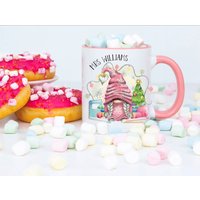 Lehrer Geschenk, Personalisierte Gonk Tasse, Assistent Wichtel Tasse Set Geschenk Für Sie, Männliche Geheimer Weihnachtsmann von Forgetmeknotwales