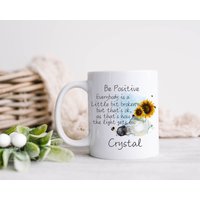 Motivationsbecher, Positive Tasse, Positivitätsgeschenk, Sonnenblumen Geschenk, Geschenk Für Sie, Ihn von Forgetmeknotwales