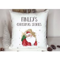 Personalisiertes Weihnachtsbuchkissen, Buchkissen, Weihnachtsgeschichten Bettzeit Geschichten von Forgetmeknotwales